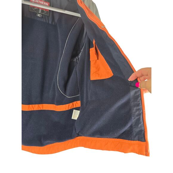 Northern Exposure Orange Black Winter Snow Jacket BOYS 14-16 Large - Picture 7 of 9